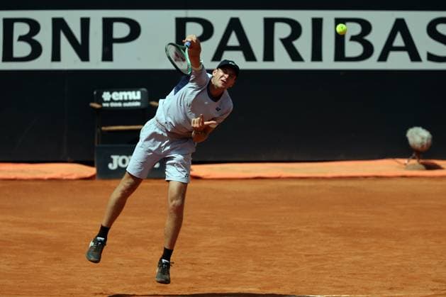 Rome, Italy 16.05.2024: H.HURKACZ VS TOMMY PAUL (USA) during Internazionali BNL 2024 Men s ATP, Tennis Herren 1000 Open tennis tournament in Rome at Grand Stand Arena .  Copyright: xMarcoxIacobucci IPAxSportx xipa-x xx IPA_46139719 IPA_Agency_IPA46139719