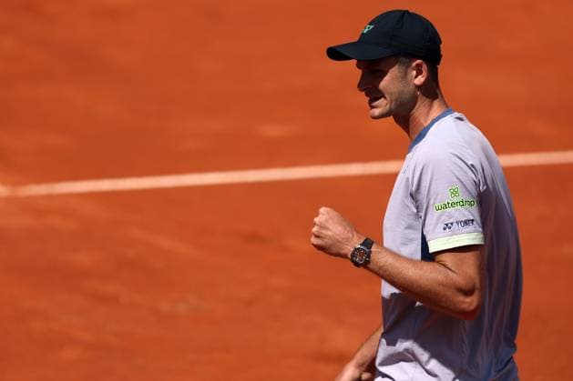 Rome, Italy 16.05.2024: H.HURKACZ VS TOMMY PAUL (USA) during Internazionali BNL 2024 Men s ATP, Tennis Herren 1000 Open tennis tournament in Rome at Grand Stand Arena .  Copyright: xMarcoxIacobucci IPAxSportx xipa-x xx IPA_46139774 IPA_Agency_IPA46139774