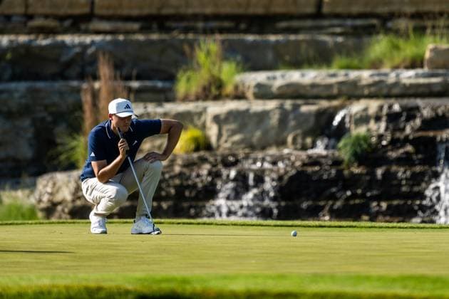 240516 Ludvig Aberg of Sweden during the first round of the 2024 PGA Championship Golf Tournament on May 16, 2024 in Louisville Photo Petter Arvidson BILDBYRAN kod PA PA0809 golf pga championship 1 bbeng sverige sweden  Copyright: PETTERxARVIDSON BB240516PA034