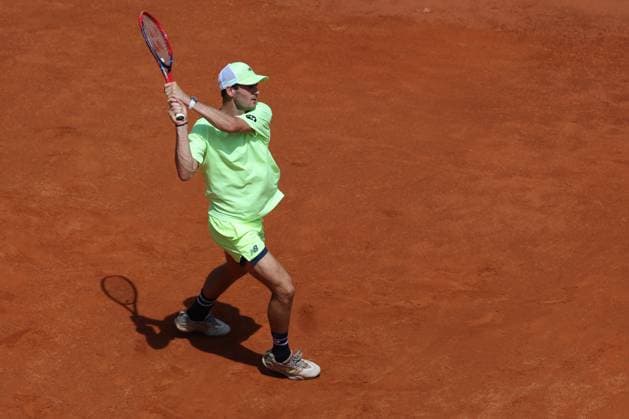 Rome, Italy: Rome, Italy 16.05.2024: H.HURKACZ VS TOMMY PAUL (USA) during Internazionali BNL 2024 Men s ATP, Tennis Herren 1000 Open tennis tournament in Rome at Grand Stand Arena International Tennis match - Internazionali BNL d Italia  - ZUMAp169 20240516_zsa_p169_122 Copyright: xMarcoxIacobucci IPAxSportx