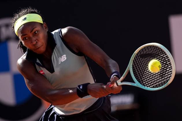 Tennis, WTA tournament in Rome, semi-final, Swiatek - Gauff