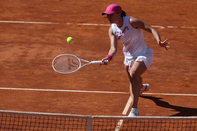Rome, Italy 16.05.2024: Iga Swiatek (POL) vs Coco Gauff (USA) during Internazionali BNL 2024 Women s WTA, Tennis Damen 1000 Open tennis tournament in Rome at Grand Stand Arena .  Copyright: xMarcoxIacobucci IPAxSportx xipa-x xx IPA_46144344 IPA_Agency_IPA46144344