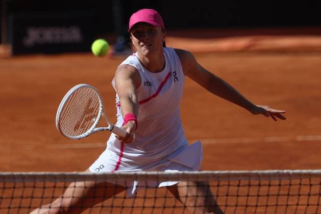 Rome, Italy 16.05.2024: Iga Swiatek (POL) vs Coco Gauff (USA) during Internazionali BNL 2024 Women s WTA, Tennis Damen 1000 Open tennis tournament in Rome at Grand Stand Arena .  Copyright: xMarcoxIacobucci IPAxSportx xipa-x xx IPA_46144465 IPA_Agency_IPA46144465