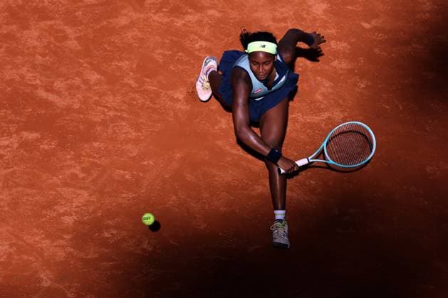 Rome, Italy 16.05.2024: Iga Swiatek (POL) vs Coco Gauff (USA) during Internazionali BNL 2024 Women s WTA, Tennis Damen 1000 Open tennis tournament in Rome at Grand Stand Arena .  Copyright: xMarcoxIacobucci IPAxSportx xipa-x xx IPA_46144609 IPA_Agency_IPA46144609