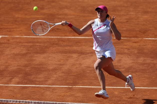 International Tennis match - Internazionali BNL d Italia Rome, Italy 16.05.2024: Iga Swiatek (POL) vs Coco Gauff (USA) during Internazionali BNL 2024 Women s WTA, Tennis Damen 1000 Open tennis tournament in Rome at Grand Stand Arena . Rome Italy  Copyright: xIPAxSport ABACAx