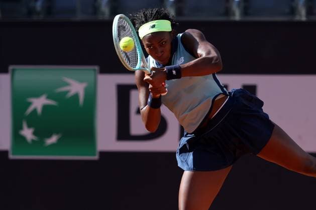 Tennis: WTA, Tennis Damen 1000 Internazionali di Tennis in Rome at Foro Italico. Match Iga Swiatek (POL) vs Coco Gauff (USA) Rome, Italy 16.05.2024: Iga Swiatek (POL) vs Coco Gauff (USA) during Internazionali BNL 2024 Women s WTA 1000 Open tennis tournament in Rome at Grand Stand Arena . Rome foro italico italy italy Copyright: xmarcoxiacobucci