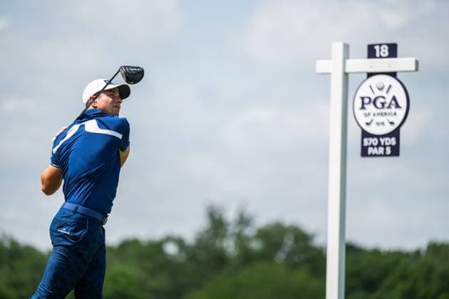 240516 Viktor Hovland of Norway during the first round of the 2024 PGA Championship Golf Tournament on May 16, 2024 in Louisville Photo Petter Arvidson BILDBYRAN kod PA PA0809 golf pga championship 1 bbeng  Copyright: PETTERxARVIDSON BB240516PA093