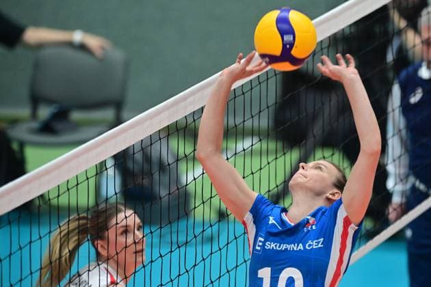 CEV Volleyball European Golden League 2024, match Czech Republic vs Austria in Teplice, Czech Republic, May 16, 2024. Katerina Valkova of Czech Republic. (CTKxPhoto SlavomirxKubes) CTKPhotoP2024051608484  CTKPhotoP2024051608484