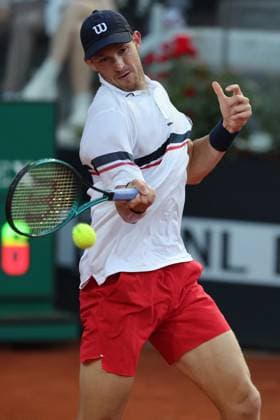 International Tennis match - Internazionali BNL d Italia Rome, Italy 16.05.2024: S. TSITSIPAS (GRE) VS N.JARRY (CHI) during Internazionali BNL 2024 MenÃ¢& x80;& x99;s ATP, Tennis Herren 1000 Open tennis tournament in Rome at Grand Stand Arena . Rome Italy  Copyright: xIPAxSport ABACAx
