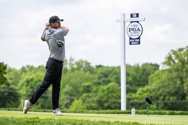 240516 Brooks Koepka of USA during the first round of the 2024 PGA Championship Golf Tournament on May 16, 2024 in Louisville Photo Petter Arvidson BILDBYRAN kod PA PA0809 golf pga championship 1 bbeng  Copyright: PETTERxARVIDSON BB240516PA108