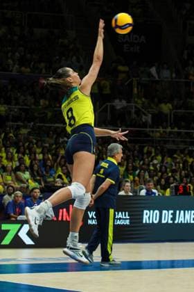 Brasil x Coreia Pela Liga das Nações no RJ RIO DE JANEIRO, RJ - 16.05.2024: BRASIL X COREIA PELA LIGA DAS NAÇÕES NO RJ - The Brazilian Women& 39;s Volleyball team defeated the South Korean team by three sets to zero in a game valid for the League of Nations, this Thursday (16), at the Maracanãzinho Gymnasium in Rio de Janeiro. (Photo: Lorando Labbe Fotoarena) x2538758x  LorandoxLabbe