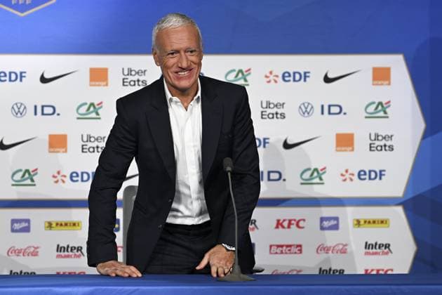 ConfÃ rence de presse de Didier Deschamps pour l™annonce de la liste des Bleus sÃ lectionnÃ s Ã l™Euro 2024. FOOTBALL : Conference de presse de Didier Deschamps pour l annonce de la liste des Bleus selectionnes a l Euro 2024 - 16 05 2024 MichaelBaucher Panoramic 