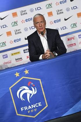 ConfÃ rence de presse de Didier Deschamps pour l™annonce de la liste des Bleus sÃ lectionnÃ s Ã l™Euro 2024. FOOTBALL : Conference de presse de Didier Deschamps pour l annonce de la liste des Bleus selectionnes a l Euro 2024 - 16 05 2024 MichaelBaucher Panoramic 