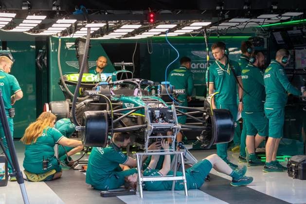 F1 GP Imola Italy Thursday, 16 05 2024 Aston Martin Aramco F1 Team F1 GP Imola Italy Thursday, 16 05 2024 Copyright: xBEAUTIFULxSPORTS Erlhofx