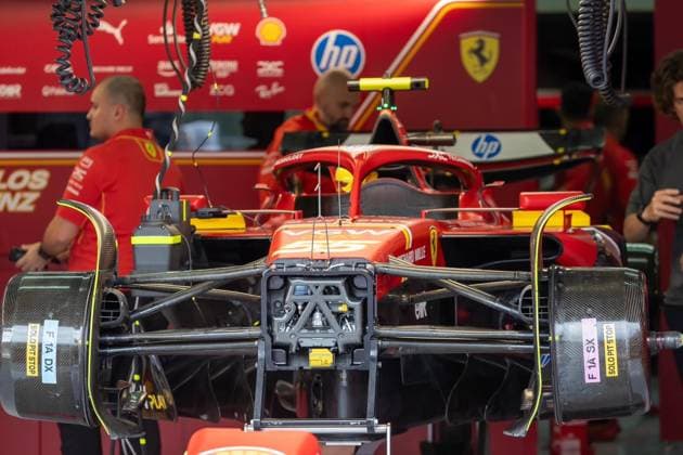 F1 GP Imola Italy Thursday, 16 05 2024 Carlos Sainz 55, Scuderia Ferrari F1 GP Imola Italy Thursday, 16 05 2024 Copyright: xBEAUTIFULxSPORTS Erlhofx