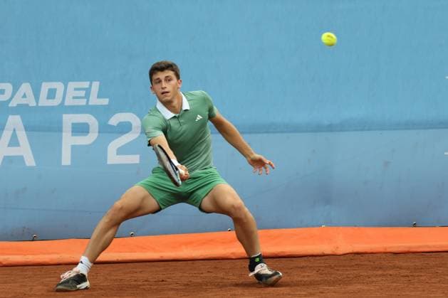 Luca Nardi (Italy) during the match againts Jeffrey John Wolf (U.S.A.) during 2024 Piemonte Open Intesa San Paolo, International Tennis match in Turin, Italy, May 16 2024  Copyright: xClaudioxBenedetto IPAxSportx xipx xx IPA_46155871 IPA_Agency_IPA46155871