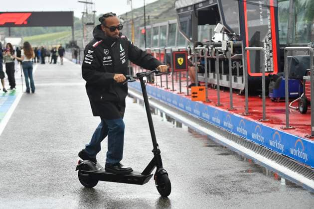 May 16, 2024: IMOLA, ITALY - MAY 16: Lewis Hamilton of Mercedes AMG Petronas F1 Team attends during previews of the F1 Grand Prix of Emilia-Romagna at Autodromo Enzo e Dino Ferrari Circuit. - ZUMAg210 0477595313st Copyright: xStefanoxGuidix