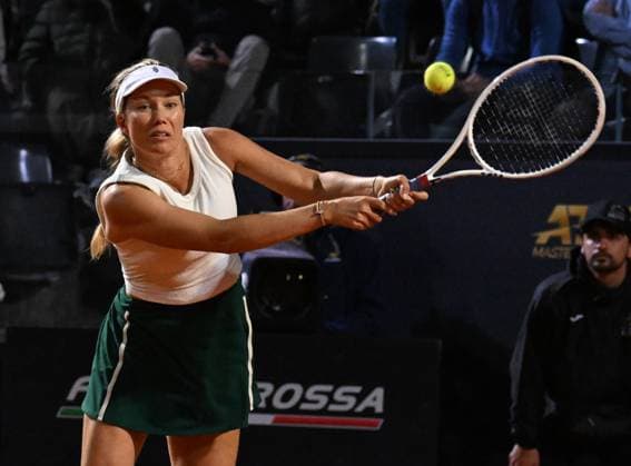 Tennis, WTA tournament in Rome, semi-final, Collins - Sabalenka