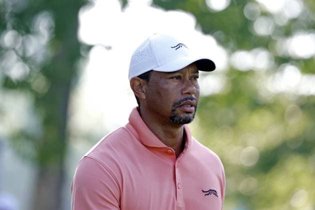 LOUISVILLE, KY - MAY 16: PGA, Golf Herren golfer Tiger Woods walks the 13th hole on May 16, 2024, during the 2024 PGA Championship at Valhalla Golf Club in Louisville, Kentucky. (Photo by Brian Spurlock Icon Sportswire) GOLF: MAY 16 PGA Championship EDITORIAL USE ONLY Icon24051697