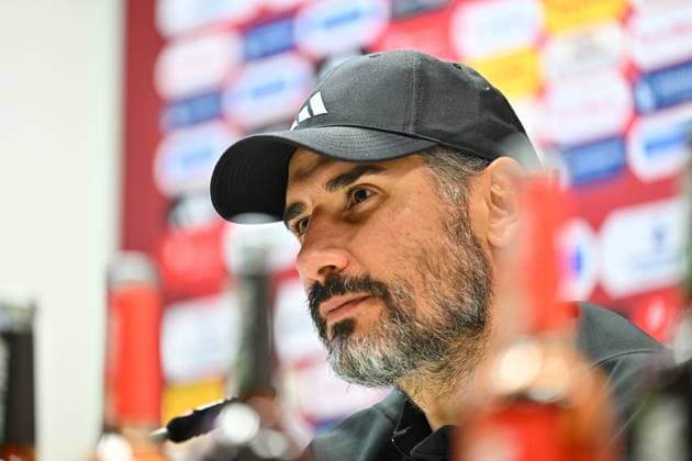 17 05 2024 1 FC Nürnberg Nuernberg FCN Club Press conference ahead of the league match against Hertha BSC Berlin xwoxzix Cristian Fiel Coach 1 FC Nürnberg FCN