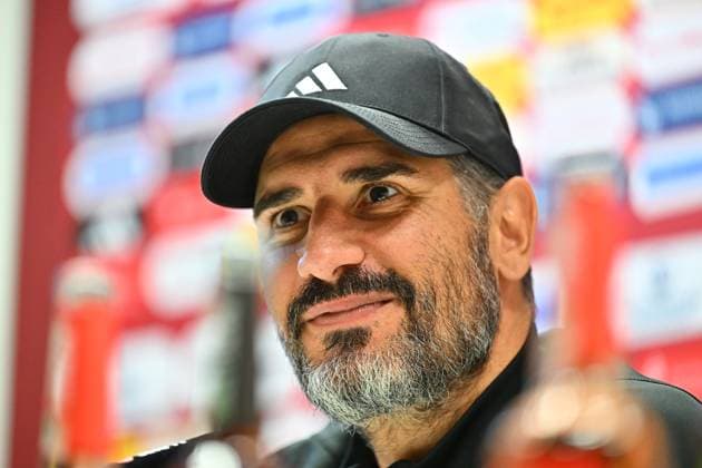 17 05 2024 1 FC Nürnberg Nuernberg FCN Club Press conference ahead of the league match against Hertha BSC Berlin xwoxzix Cristian Fiel Coach 1 FC Nürnberg FCN