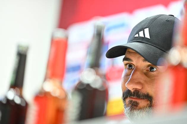 17 05 2024 1 FC Nürnberg Nuernberg FCN Club Press conference ahead of the league match against Hertha BSC Berlin xwoxzix Cristian Fiel Coach 1 FC Nürnberg FCN