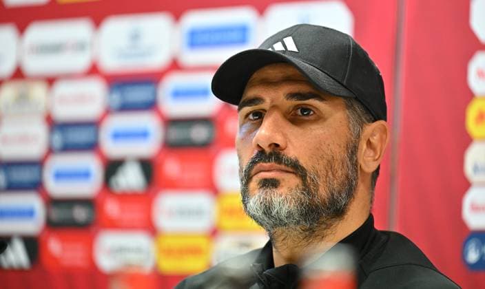 17 05 2024 1 FC Nürnberg Nuernberg FCN Club Press conference ahead of the league match against Hertha BSC Berlin xwoxzix Cristian Fiel Coach 1 FC Nürnberg FCN