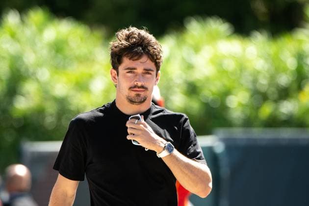 Charles Leclerc Scuderia Ferrari HP, 16 , ITA, Formula 1 World Championship, Grand Prix Emilia Romagna Imola, Autodromo Enzo e Dino Ferrari, Arrival of the drivers, 17 05 2024 ITA, Formula 1 World Championship, Grand Prix Emilia Romagna Imola, Autodromo Enzo e Dino Ferrari, Arrival of the drivers, 17 05 2024 Imola Copyright: xEibner-Pressefoto Memmlerx EP_MMR
