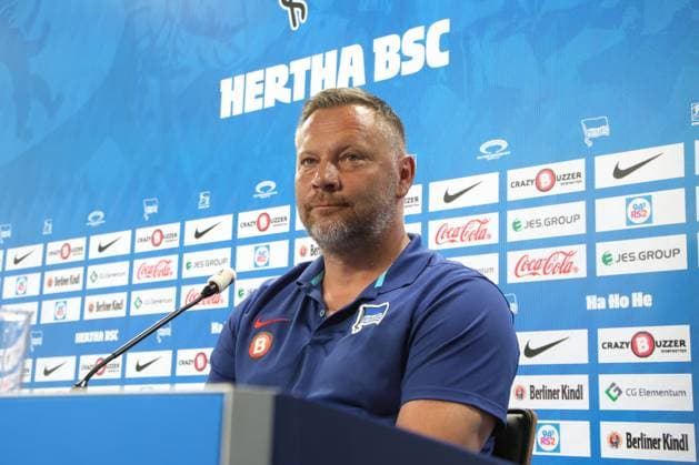 DEU, DFL, 2 FBL, Hertha BSC , PK, 17 05 2024, Hertha BSC Geschaeftsstelle, Berlin, DEU, DFL, 2 FBL, Hertha BSC , PK, im Bild Cheftrainer Pal Dardai Hertha BSC Berlin DFL regulations prohibit any use of Photographs as image sequences and or quasi video Foto Juergen Engler nordphoto GmbH nordphotoxGmbHx xEngler nph00076