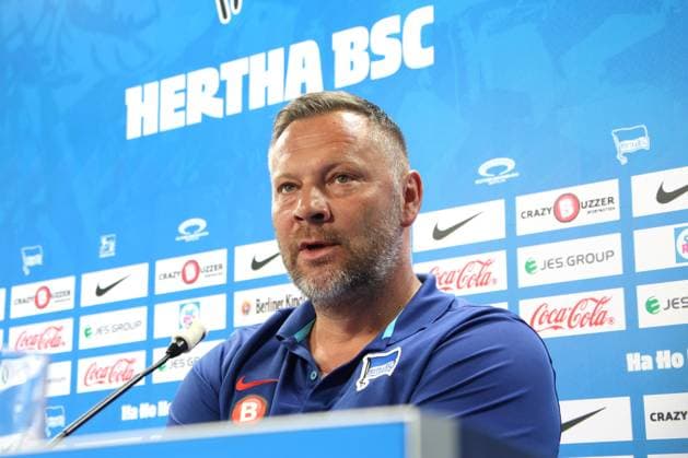 DEU, DFL, 2 FBL, Hertha BSC , PK, 17 05 2024, Hertha BSC Geschaeftsstelle, Berlin, DEU, DFL, 2 FBL, Hertha BSC , PK, im Bild Cheftrainer Pal Dardai Hertha BSC Berlin DFL regulations prohibit any use of Photographs as image sequences and or quasi video Foto Juergen Engler nordphoto GmbH nordphotoxGmbHx xEngler nph00076