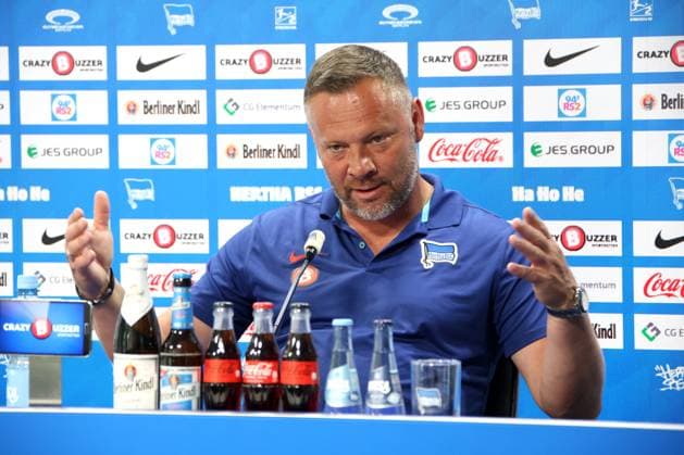 DEU, DFL, 2 FBL, Hertha BSC , PK, 17 05 2024, Hertha BSC Geschaeftsstelle, Berlin, DEU, DFL, 2 FBL, Hertha BSC , PK, im Bild Cheftrainer Pal Dardai Hertha BSC Berlin DFL regulations prohibit any use of Photographs as image sequences and or quasi video Foto Juergen Engler nordphoto GmbH nordphotoxGmbHx xEngler nph00076