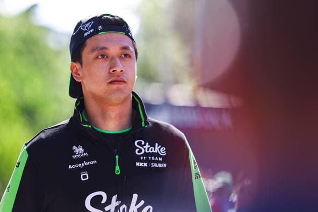 Zhou Guanyu of China and Alfa Romeo F1 gestures, gestures, Practice, F1 Emilia Romagna Grand Prix 2024, Autodromo Enzo e Dino Ferrari on May 17, 2024 in Imola, Italy Photo by Diogo Cardoso DeFodi Images Zhou Guanyu of China and Alfa Romeo F1 gestures walking in the paddock, Practice, F1 Emilia Romagna Grand Prix 2024, Autodromo Enzo e Dino Ferrari on May 17, 2024 in Imola, Italy Photo by Diogo Cardoso DeFodi Images Defodi 645 f1imo20240517 0006 Defodi-645