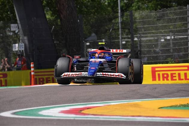 Formula 1 Grand Prix Emilia Romagna 2024 17 05 2024, Autodromo Enzo e Dino Ferrari, Imola, Formula 1 Grand Prix Emilia Romagna 2024 ,in the picture Yuki Tsunoda JPN , Visa Cash App RB Formula One Team nordphotoxGmbHx xBratic nph00250