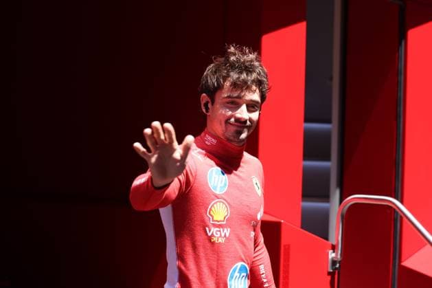 16 Charles Leclerc Scuderia Ferrari HP, 16 , Free Practice 1, FP1 ,ITA, Formula 1 World Championship, Grand Prix Emilia Romagna Imola, Autodromo Enzo e Dino Ferrari, Media Day, 17 05 2024 ITA, Formula 1 World Championship, Grand Prix Emilia Romagna Imola, Autodromo Enzo e Dino Ferrari, Media Day, 17 05 2024 Imola Copyright: xEibner-Pressefoto AnnikaxGrafx EP_AGF