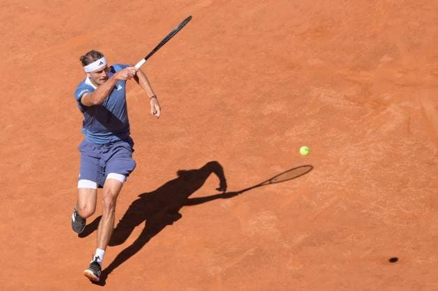 International Tennis match - Internazionali BNL d Italia Alexander Zverev (GER) during the semi final against Alejandro Tabilo (CHI) of the ATP, Tennis Herren Master 1000 Internazionali BNL D Italia tournament at Foro Italico on May 17, 2024 Fabrizio Corradetti LiveMedia Rome Italy  Copyright: xIPAxSport ABACAx