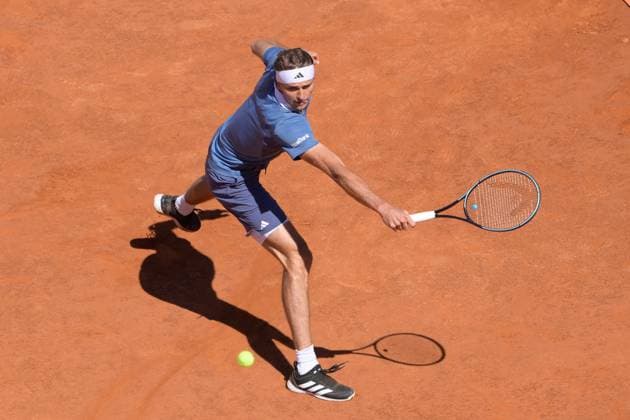International Tennis match - Internazionali BNL d Italia Alexander Zverev (GER) during the semi final against Alejandro Tabilo (CHI) of the ATP, Tennis Herren Master 1000 Internazionali BNL D Italia tournament at Foro Italico on May 17, 2024 Fabrizio Corradetti LiveMedia Rome Italy  Copyright: xIPAxSport ABACAx