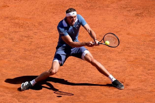 Internazionali BNL D Italia 2024 - Day Twelve Alexander Zverev of Germany in action during the Men™s Singles Semi-final match between Alejandro Tabilo and Alexander Zverev on Day Twelve of Internazionali BNL D Italia 2024 at Foro Italico on May 17, 2024 in Rome, Italy. Rome Foro Italico Lazio Italy Copyright: xGiuseppexMaffiax IBI_DayTwelve_Tabilo-Zverev_170524_DSC3486