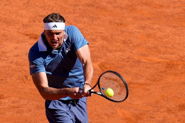 Internazionali BNL D Italia 2024 - Day Twelve Alexander Zverev of Germany in action during the Men™s Singles Semi-final match between Alejandro Tabilo and Alexander Zverev on Day Twelve of Internazionali BNL D Italia 2024 at Foro Italico on May 17, 2024 in Rome, Italy. Rome Foro Italico Lazio Italy Copyright: xGiuseppexMaffiax IBI_DayTwelve_Tabilo-Zverev_170524_DSC3996