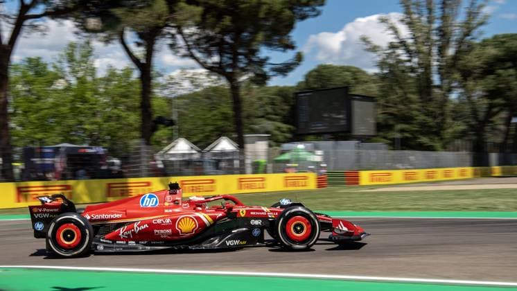 Imola, Italy: NoöÃ‚Â°16 Charles Leclerc MC Scuderia Ferrari during FORMULA 1 MSC CRUISES GRAN PREMIO DELL EMILIA-ROMAGNA 2024 - Free Practice 1 and 2, Formula 1 Championship in Imola, Italy, May 17 2024 Formula 1 Championship - FORMULA 1 MSC CRUISES GRAN PREMIO DELL EMILIA-ROMAGNA 2024 - Free Practice 1 and 2  - ZUMAp169 20240517_zsa_p169_820 Copyright: xOttoxMoretti IPAxSportx