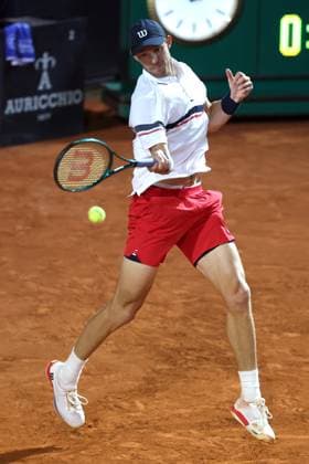 Rome, Italy 17.05.2024: NICOLAS JERRY CHILE VS Tommy Paul USA during Internazionali BNL 2024 menÃ¢& x80;& x99;s ATP, Tennis Herren 1000 Open tennis tournament in Rome Center Court.  Copyright: xMarcoxIacobucci IPAxSportx xipa-x xx IPA_46193293 IPA_Agency_IPA46193293