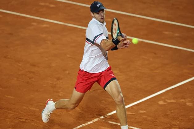 Rome, Italy 17.05.2024: NICOLAS JERRY CHILE VS Tommy Paul USA during Internazionali BNL 2024 menÃ¢& x80;& x99;s ATP, Tennis Herren 1000 Open tennis tournament in Rome Center Court.  Copyright: xMarcoxIacobucci IPAxSportx xipa-x xx IPA_46193297 IPA_Agency_IPA46193297