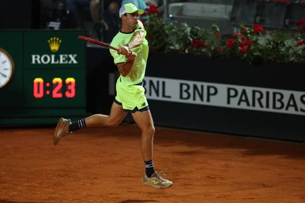 Tennis: ATP, Tennis Herren 1000 Internazionali di Tennis in Rome at Foro Italico. Match NICOLAS JERRY CHILE VS Tommy Paul USA Rome, Italy 17.05.2024: NICOLAS JERRY CHILE VS Tommy Paul USA during Internazionali BNL 2024 men™s ATP 1000 Open tennis tournament in Rome Center Court. Rome foro italico CENTER COURT italy italy Copyright: xmarcoxiacobucci