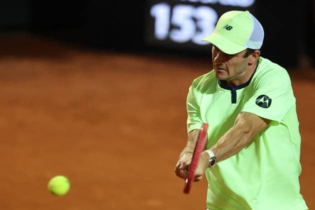 International Tennis match - Internazionali BNL d Italia Rome, Italy 17.05.2024: NICOLAS JERRY CHILE VS Tommy Paul USA during Internazionali BNL 2024 menÃ¢& x80;& x99;s ATP, Tennis Herren 1000 Open tennis tournament in Rome Center Court. Rome Italy  Copyright: xIPAxSport ABACAx