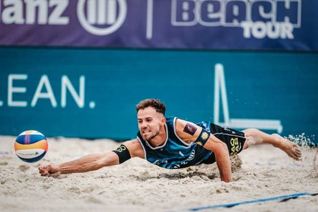 Beach volleyball, German Beach Tour in Düsseldorf