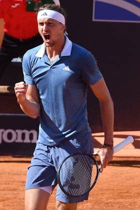 Internazionali BNL dÕItalia Alexander Zverev during the Internazionali BNL dÕItalia 2024 at Foro Italico, Italy, May 17th, 2024 Imago-Images Emmefoto Copyright: xImago-Images Emmefotox