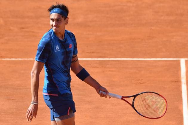 Alejandro Tabilo during the Internazionali BNL dÃ¢& x80;& x99;Italia 2024 at Foro Italico, Italy, May 17th, 2024 Mattia Vian during Internazionali BNL d Italia, International Tennis match in Rome, Italy, May 17 2024  Copyright: xMattiaxVian IPAxSportx xipa-agenx xx IPA_46198054 IPA_Agency_IPA46198054