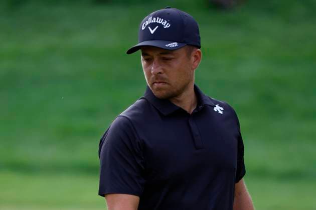 LOUISVILLE, KY - MAY 17: Xander Schauffele during the second round of the PGA, Golf Herren Championship, May 17, 2024, at Valhalla Golf Club in Louisville, Kentucky.(Photo by Matthew Maxey Icon Sportswire) GOLF: MAY 17 PGA Championship EDITORIAL USE ONLY Icon240517098