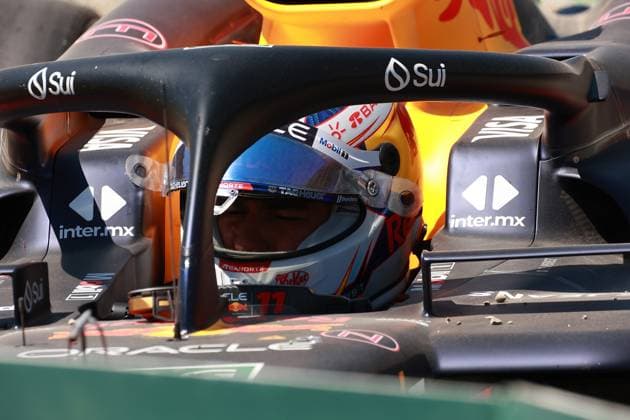 Formula 1 Grand Prix Emilia Romagna 2024 18 05 2024, Autodromo Enzo e Dino Ferrari, Imola, Formula 1 Grand Prix Emilia Romagna 2024 ,in the picture accident of Sergio Perez MEX , Oracle Red Bull Racing nordphotoxGmbHx xBratic nph00250