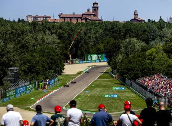 IMOLA - Max Verstappen (Red Bull Racing) during the third free practice session on the circuit in the run-up to the Emilia-Romagna Grand Prix. ANP REMKO DE WAAL Previews xVIxANPxSportx xxANPxIVx 498811147 originalFilename: 498811147.jpg