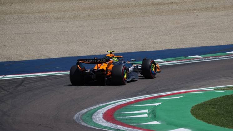 NÃ‚Â°4 Lando Norris GBR McLaren Formula 1 Team during FORMULA 1 MSC CRUISES GRAN PREMIO DELL EMILIA-ROMAGNA 2024 - Free Practice 3 and Qualifying, Formula 1 Championship in Imola, Italy, May 18 2024  Copyright: xOttoxMoretti IPAxSportx xipa-agex xx IPA_46218297 IPA_Agency_IPA46218297